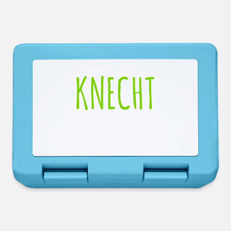 ich bin ein Knecht - Brotdose - Saphirblau