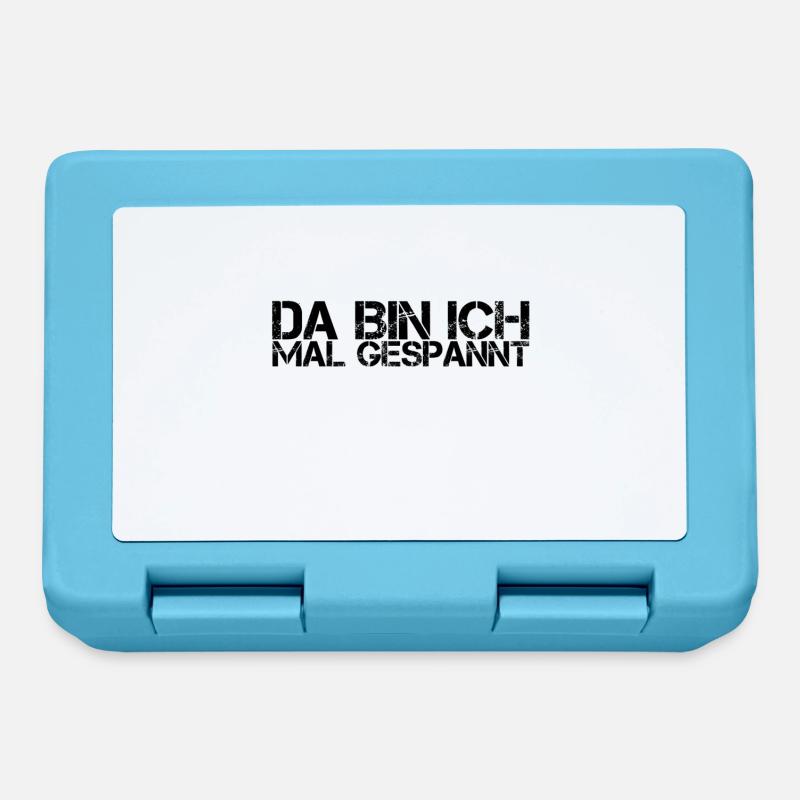 es bleibt spannend - Brotdose - Saphirblau