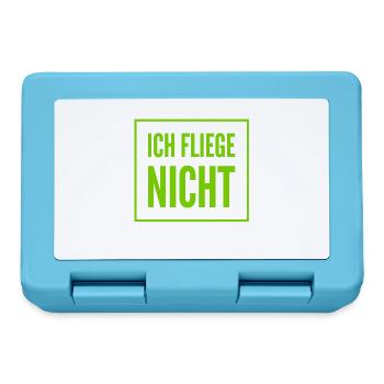 ich habe Flugangst - Brotdose - Saphirblau - Vorne