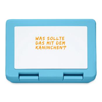 rätselhaftes Kaninchen - Brotdose - Saphirblau - Vorne