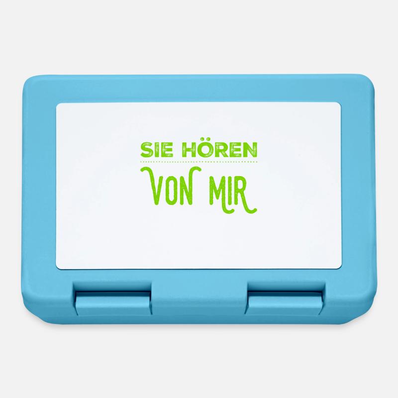 ich bin wütend - Brotdose - Saphirblau