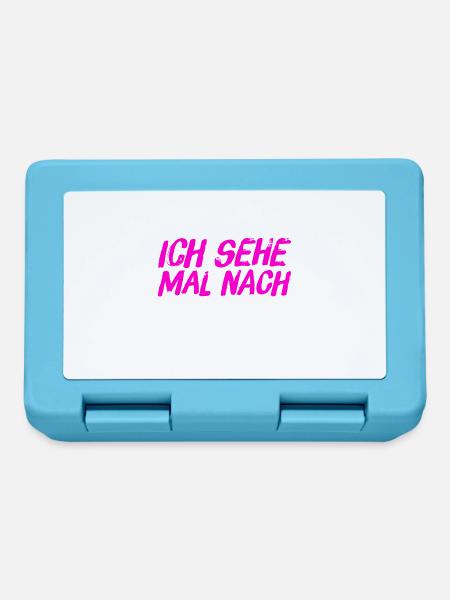 ich verschaffe mir Klarheit - Brotdose - Saphirblau