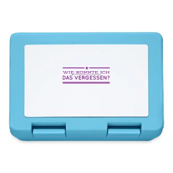 ich bin konfus - Brotdose - Saphirblau - Vorne