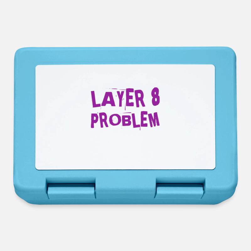 a Layer 8 problem - Lunchbox - sapphire blue