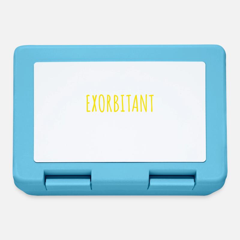 I'm awesome - Lunchbox - sapphire blue