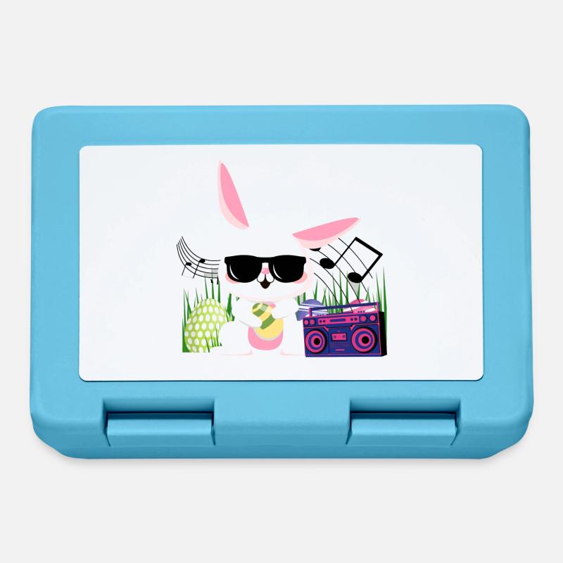 Cool Easter , Easter, Music Box, Gift - Lunchbox - sapphire blue