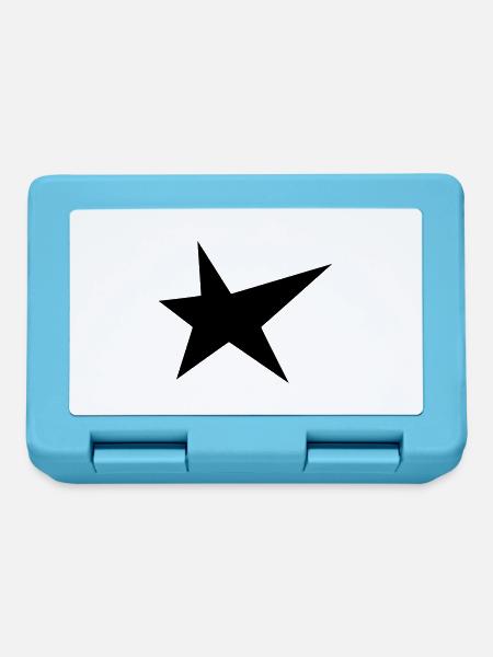 stern / star - Brotdose - Saphirblau
