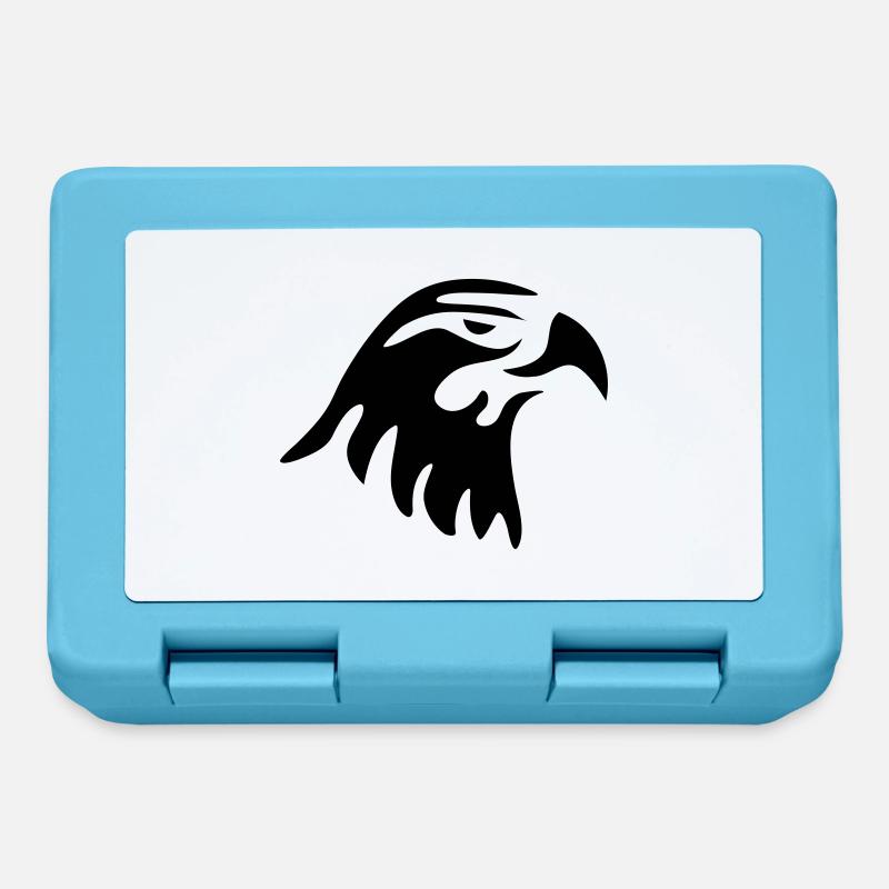 eagle head - Lunchbox - sapphire blue