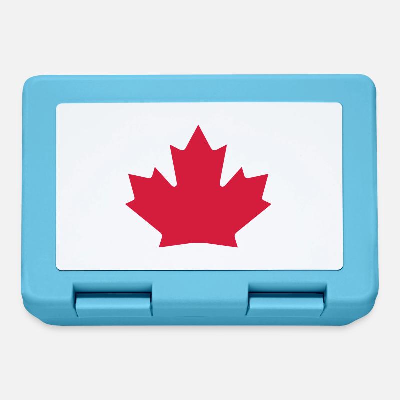 Canada Maple Leaf - Brotdose - Saphirblau