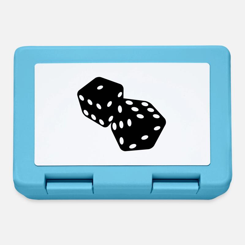 Dice - Lunchbox - sapphire blue