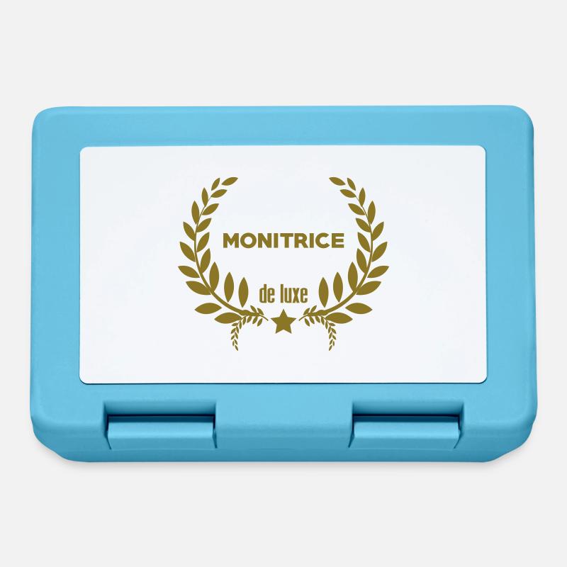 Moniteur / Monitrice / Mono / Formation / Ski - Boîte à goûter - bleu saphir