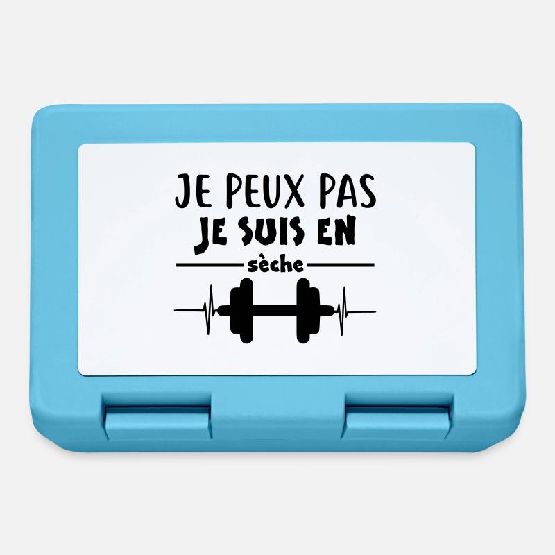 JE PEUX PAS Je suis en sèche - Boîte à goûter - bleu saphir