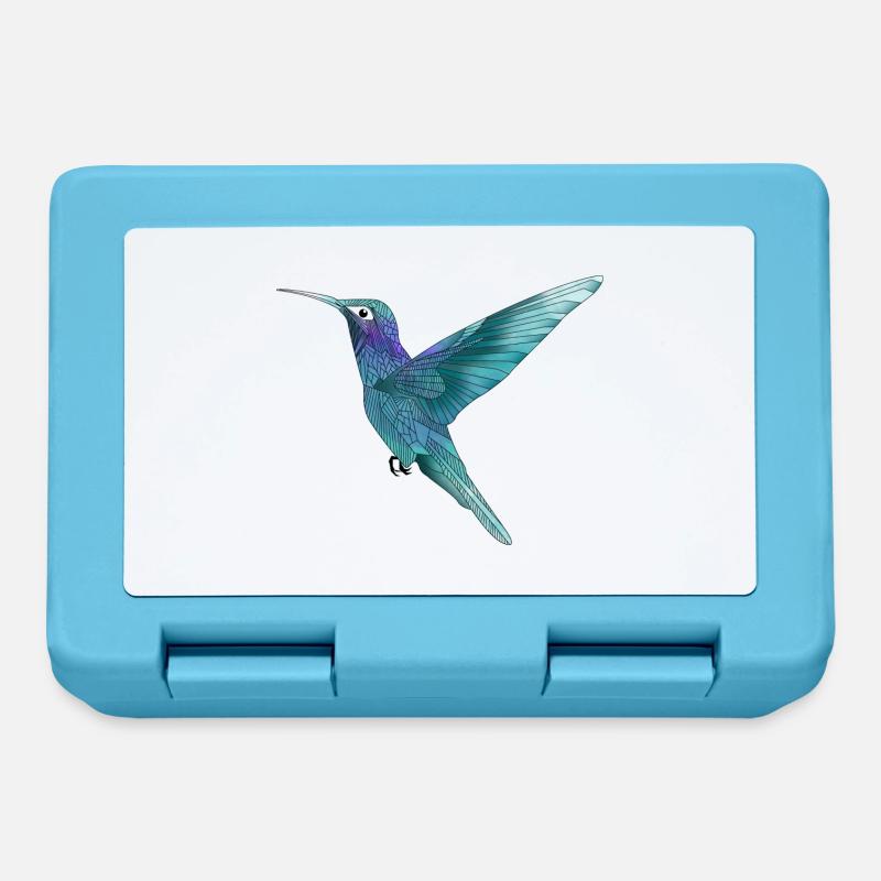COLIBRI - Boîte à goûter - bleu saphir