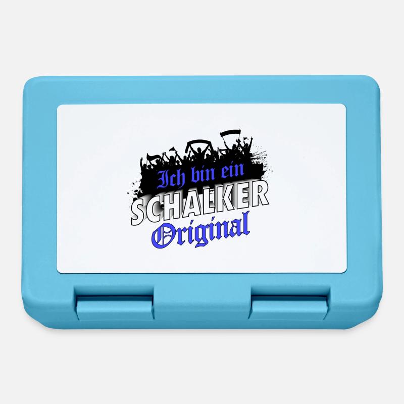 Ich bin ein Schalker Original | Schalke Geschenk - Brotdose - Saphirblau