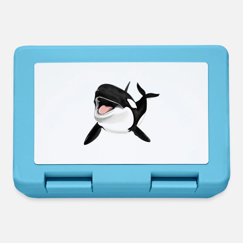 Orca - Boîte à goûter - bleu saphir