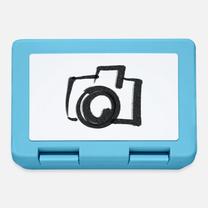 camera - Lunchbox - sapphire blue
