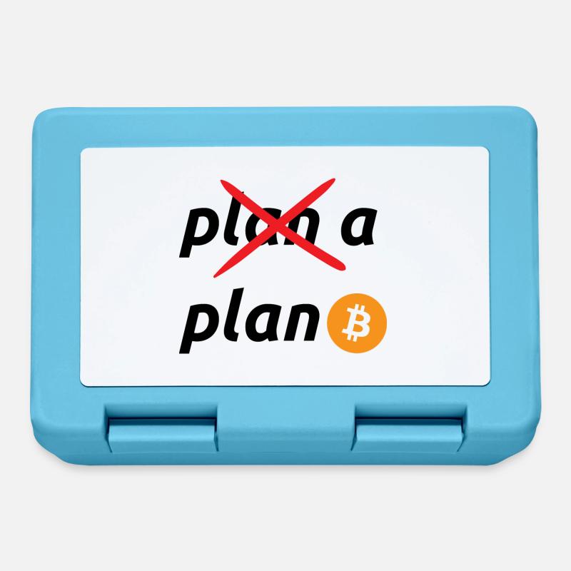 plan b bitcoin - Boîte à goûter - bleu saphir