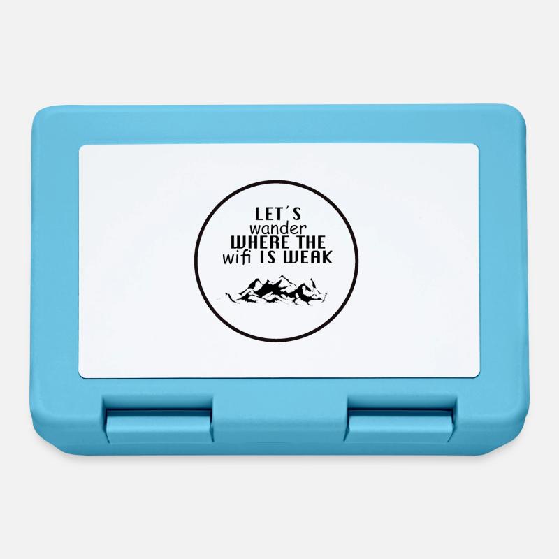 let's wander where the WIFI is weak! - Lunchbox - sapphire blue