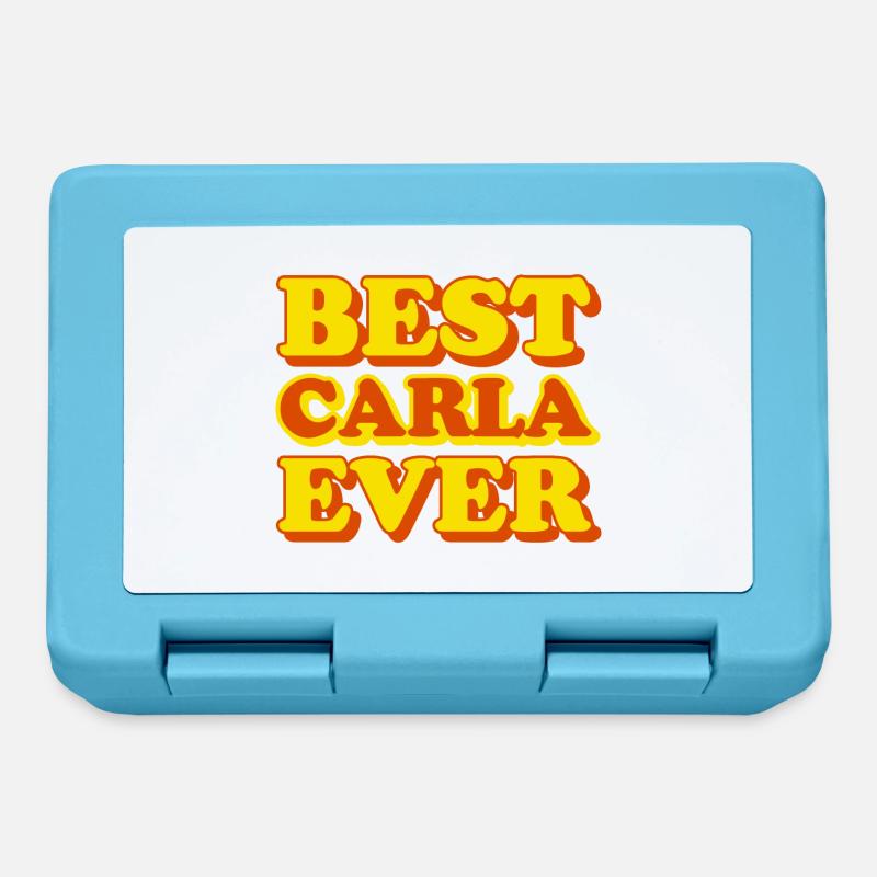 Carla First Name Funny Gift - Lunchbox - sapphire blue