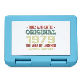 Légende Depuis 1979 Né en 1979 - 45e Anniversaire - Boîte à goûter - bleu saphir - Devant