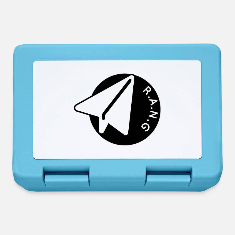Flugzeug-Logo - Brotdose - Saphirblau