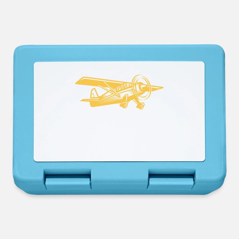 Real men fly gliders Design for a rc plane - Lunchbox - sapphire blue