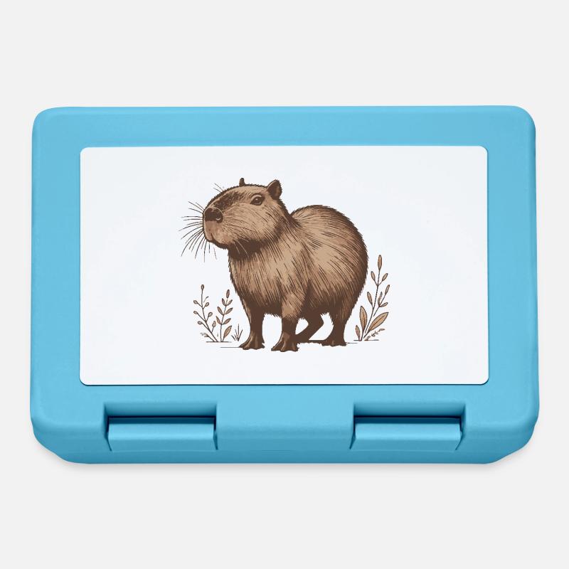 Capybara - Brotdose - Saphirblau