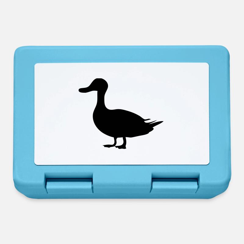 Ente - Brotdose - Saphirblau