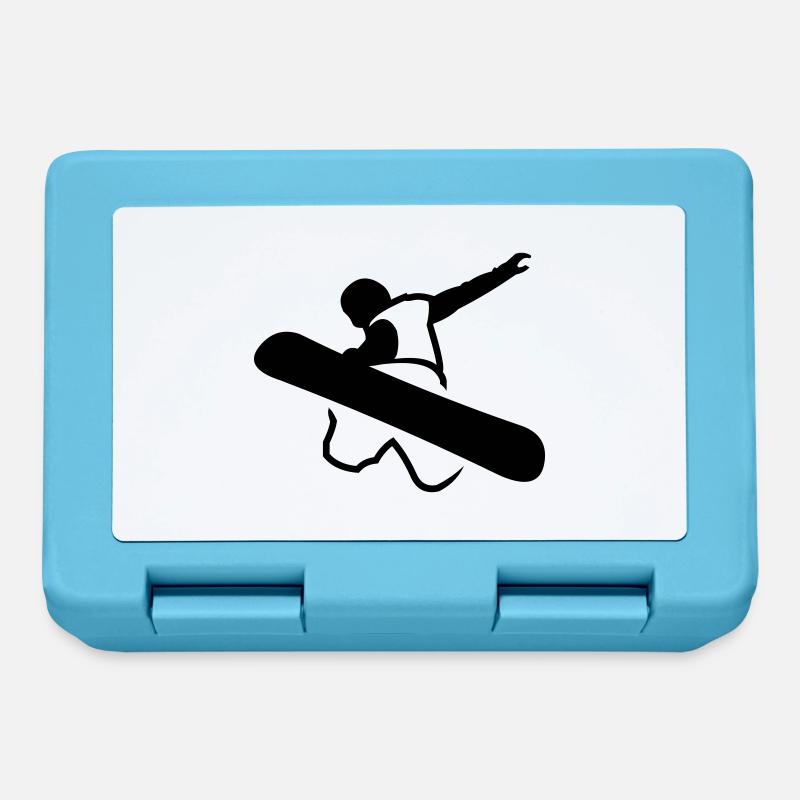snowboarder_newstyle_v2 - Boîte à goûter - bleu saphir