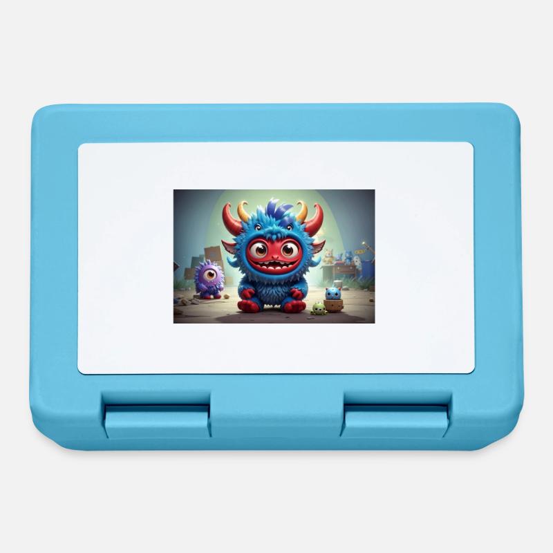 Monster: 4 - Lunchbox - sapphire blue