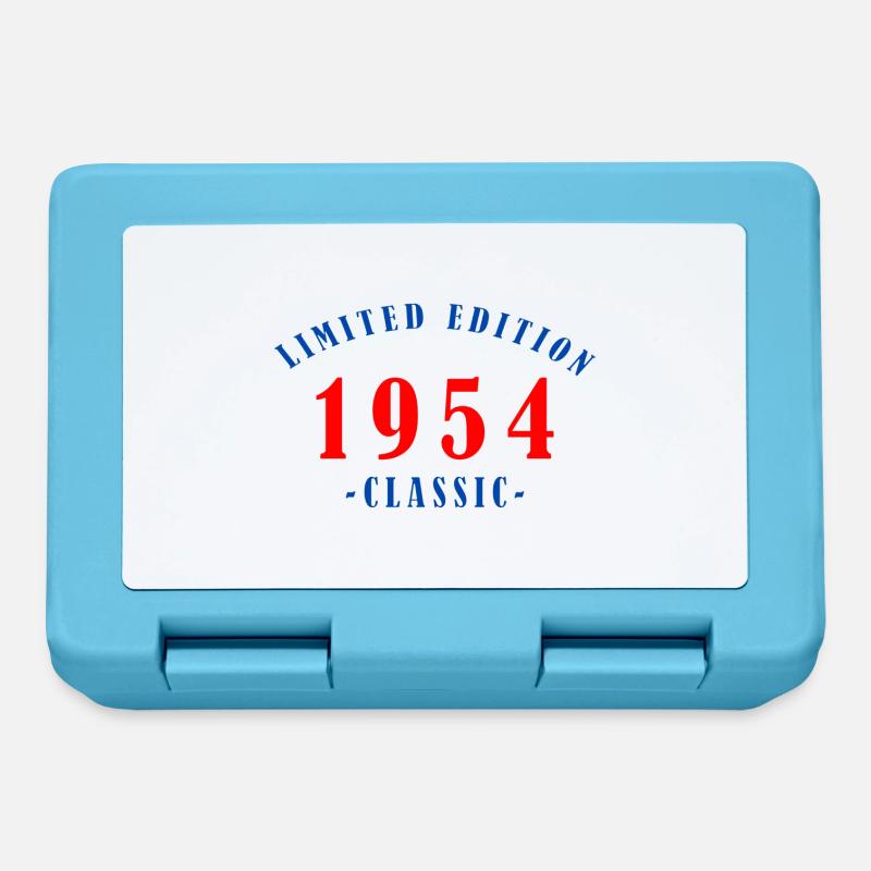 1954 - Boîte à goûter - bleu saphir