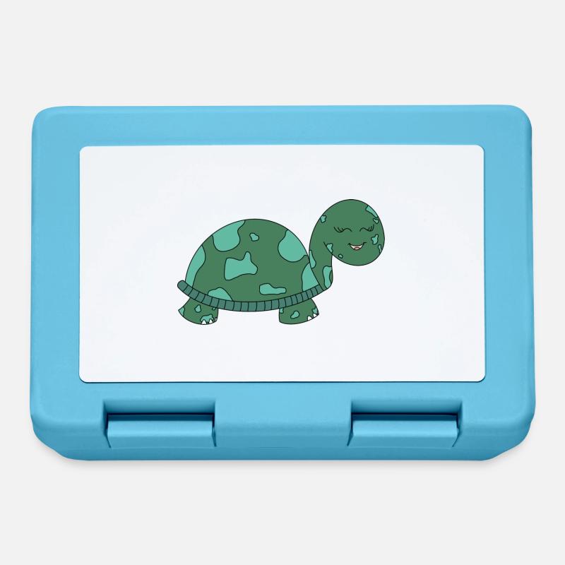 Turtle - Lunchbox - sapphire blue