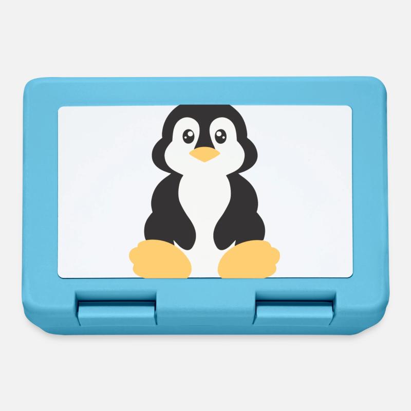 Pinguin - Brotdose - Saphirblau