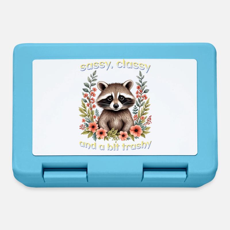 Sassy classy and a bit trashy - Lunchbox - sapphire blue