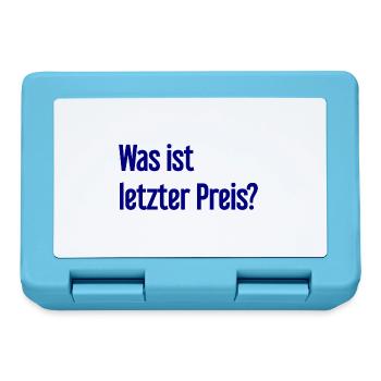 What is last price? - Lunchbox - sapphire blue - Front