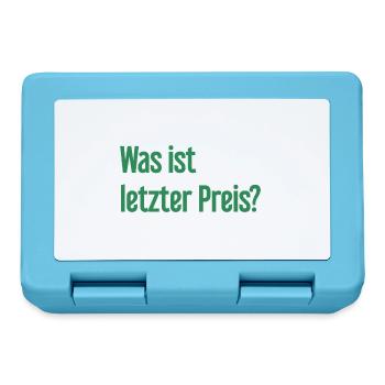 Was ist letzter Preis? - Brotdose - Saphirblau - Vorne