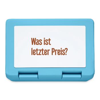 What is last price? - Lunchbox - sapphire blue - Front