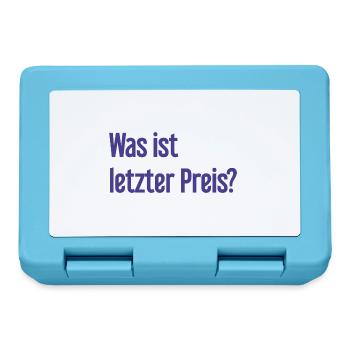 What is last price? - Lunchbox - sapphire blue - Front