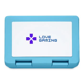 LIEBE GAMING - Brotdose - Saphirblau - Vorne
