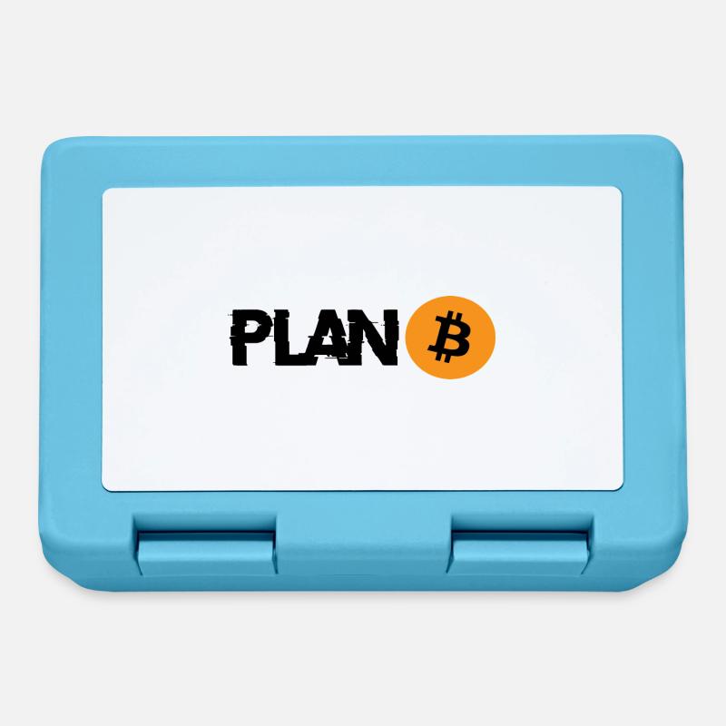 PLAN Bitcoin B - Brotdose - Saphirblau