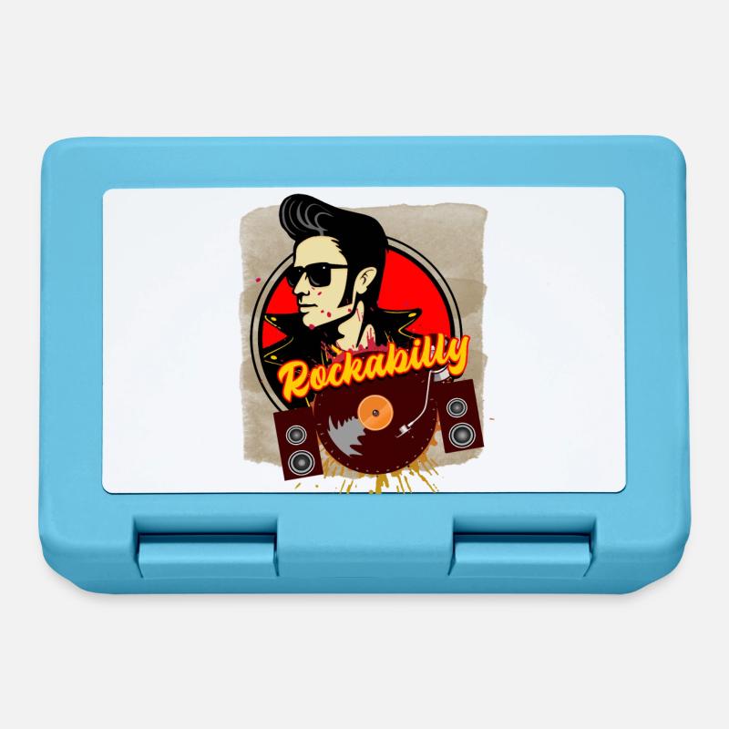 rockabilly - Lunchbox - sapphire blue