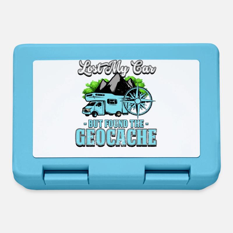 Geocaching - Lunchbox - sapphire blue