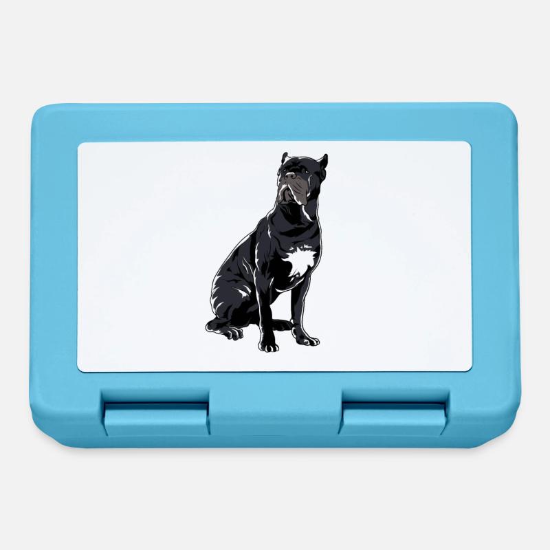 Cane Corso Molosser Mastiff Italian - Lunchbox - sapphire blue