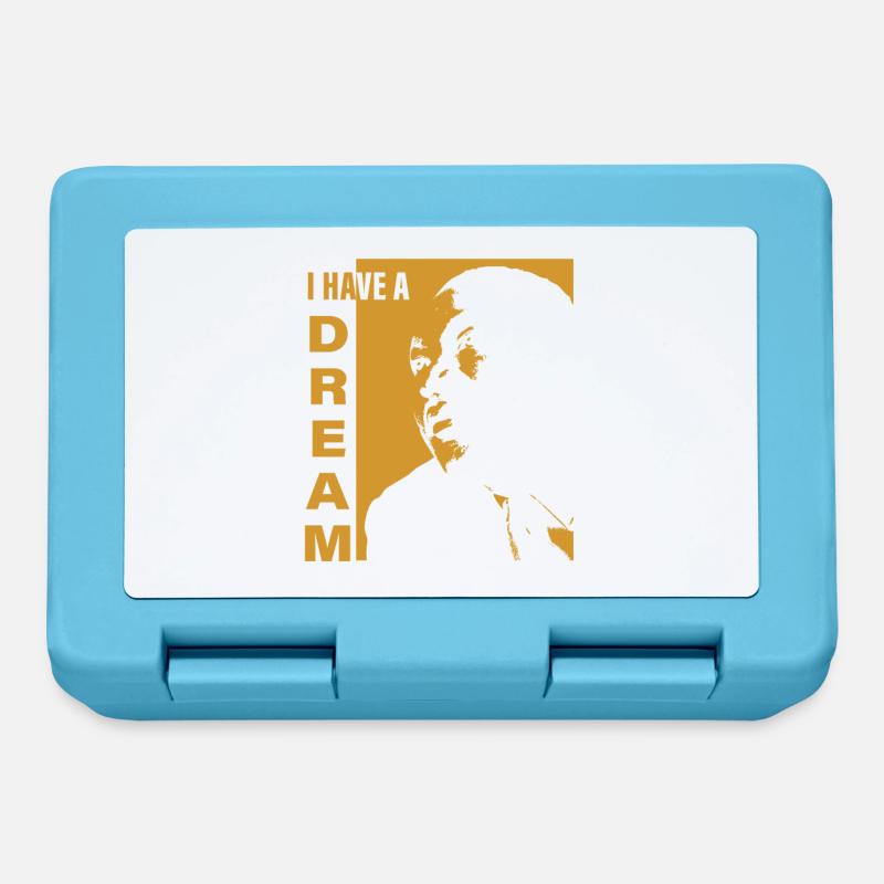 luther, luther Martin Luther King, Dream - Boîte à goûter - bleu saphir