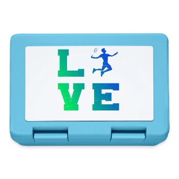Women's Badminton Men's Badminton Player Squash - Lunchbox - sapphire blue - Front