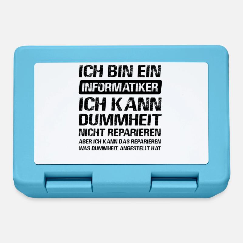 Informatiker Software Programmierer - Brotdose - Saphirblau