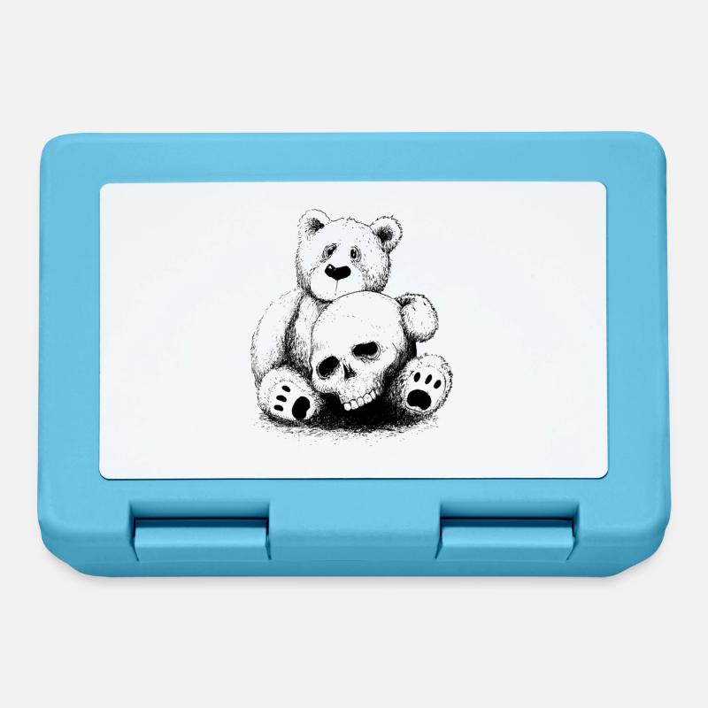 Bear With Skull - Boîte à goûter - bleu saphir