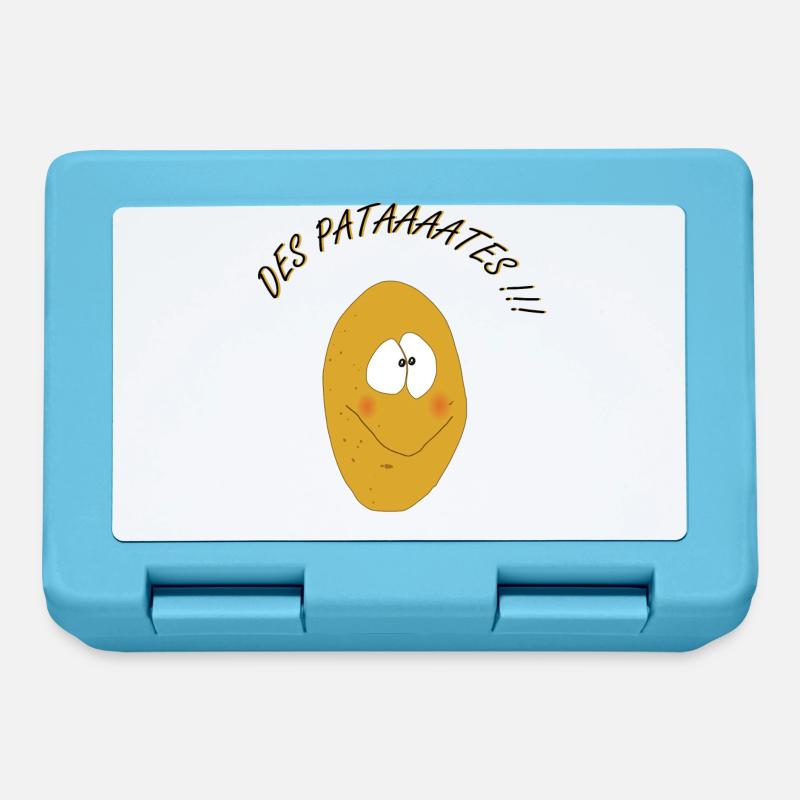 pataaaaates - Boîte à goûter - bleu saphir
