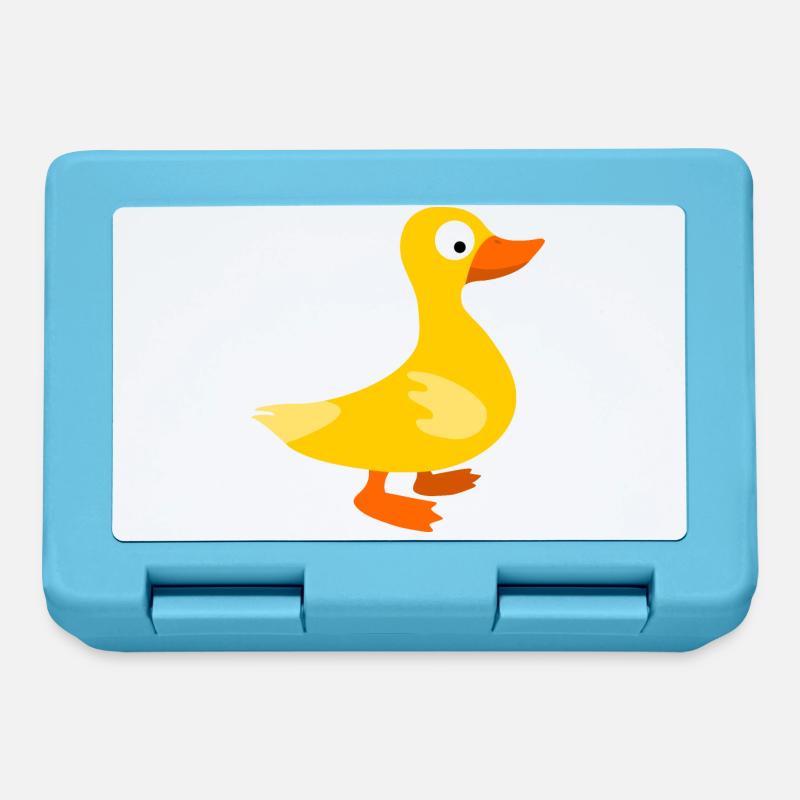Canard creusé - Boîte à goûter - bleu saphir