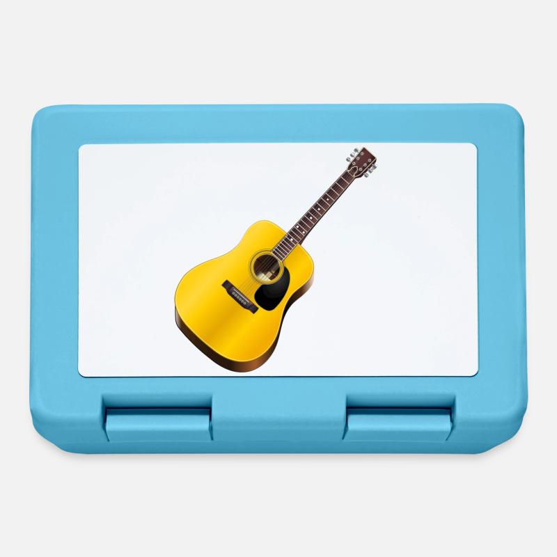 Guitare - Boîte à goûter - bleu saphir